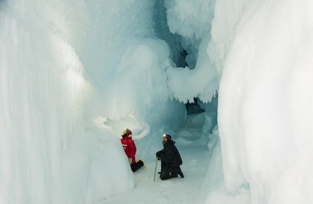 Inside Erebus ice cave
