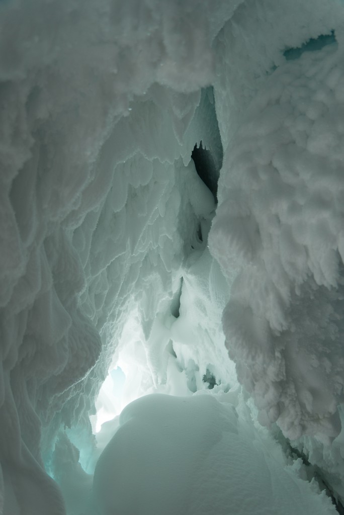 Erebus ice cave interior
