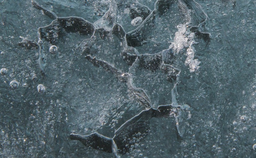 Ice formation, detail, Cape Royds