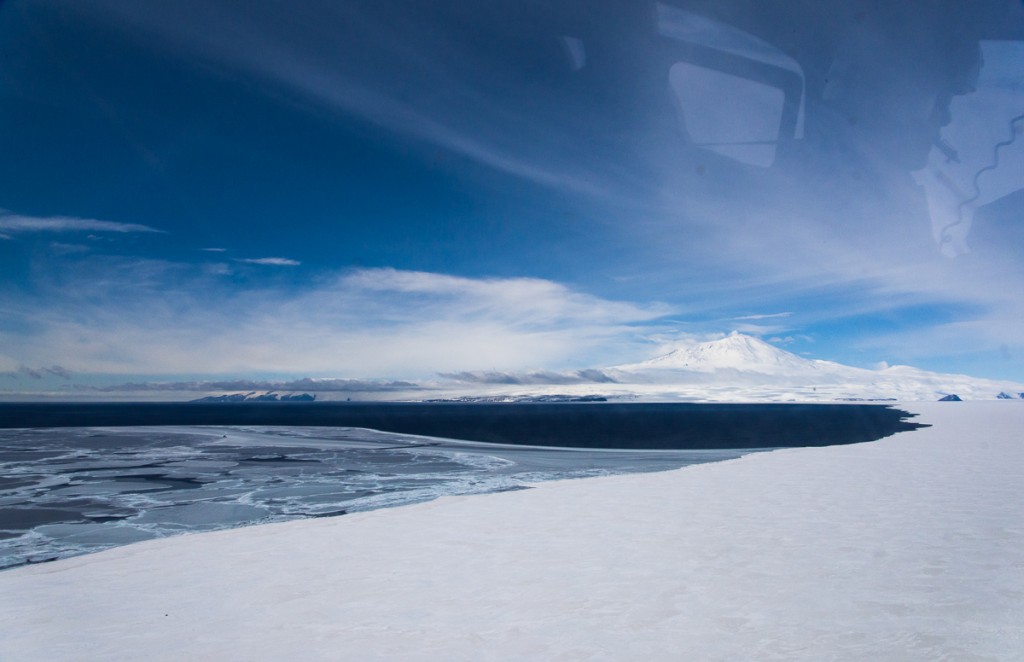 Erebus and sea ice edge