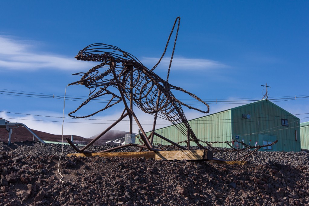 Whale sculpture, McMurdo Station